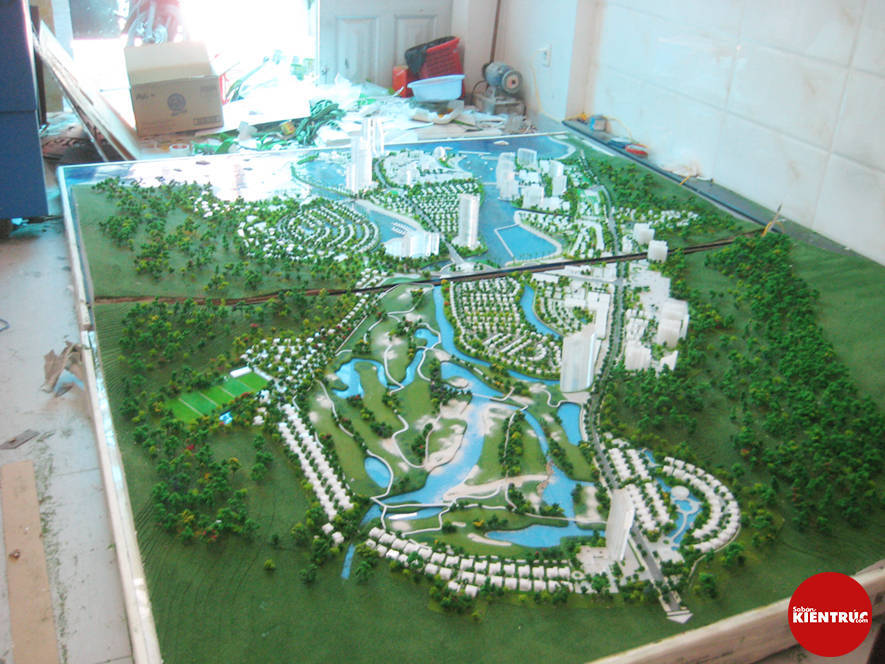 【Sabankientruc.com】Mô hình kiến trúc dự án quy hoạch Diamond Bay City