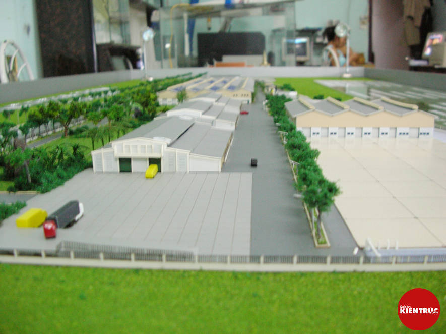 【Sabankientruc.com】Mô hình kiến trúc nhà máy Mercedes Benz Vietnam