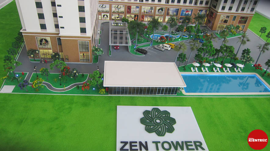 【Sabankientruc.com】Mô hình kiến trúc dự án Zen Tower